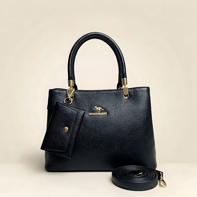 Luxury Textured Ladies Handbag With Matching Pouch SC-152