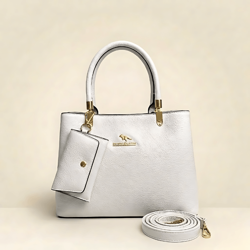 Luxury Textured Ladies Handbag With Matching Pouch SC-152