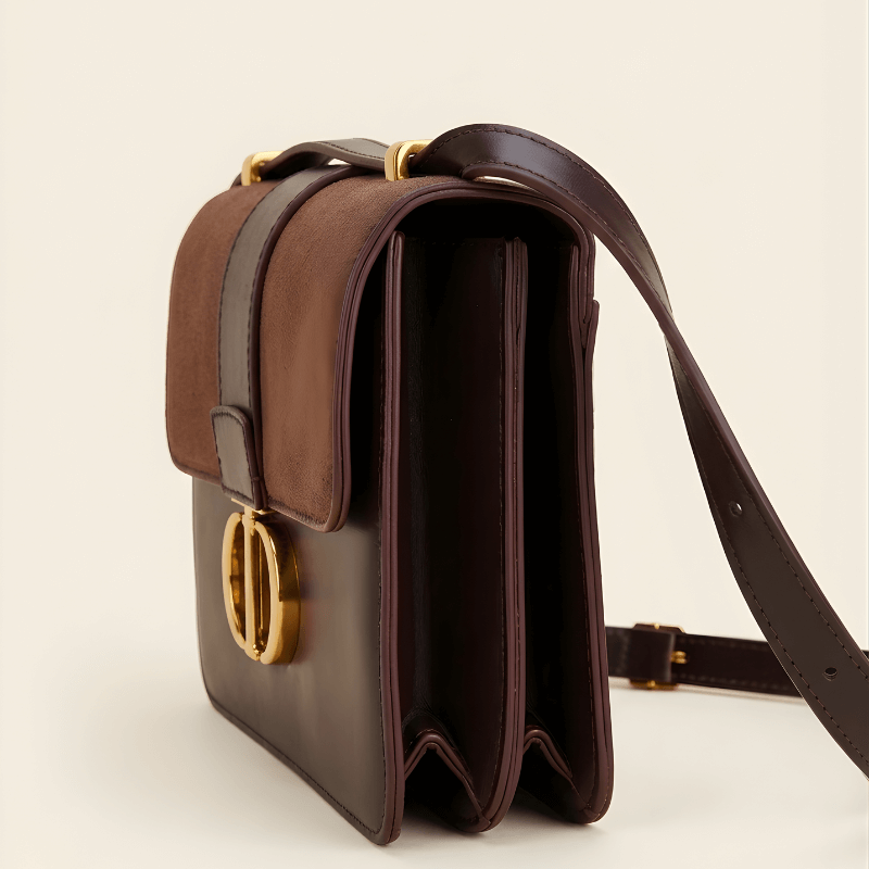 Luxury Suede Dual Tone Ladies Handbag SC-122