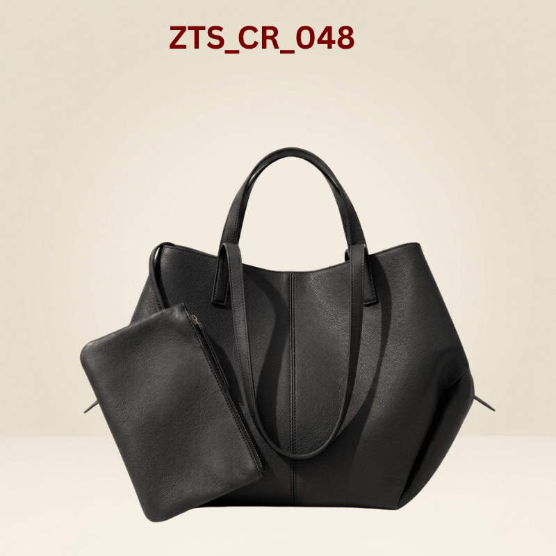 Spacious Tan Fox-Leather Everyday Shoulder Bag SC-048