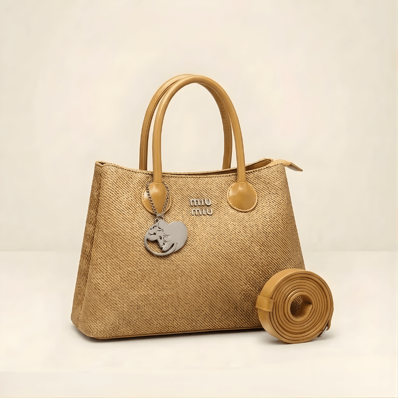 Ladies Stylish Daily Wear Tote with Designer Charm SC-153