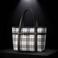 Women stylish ladies bag checkered tote bag  SC-014