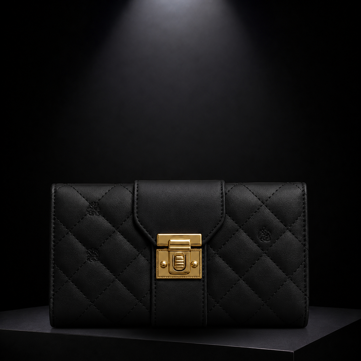Elegant Pista Green Quilted Handbag SC-091