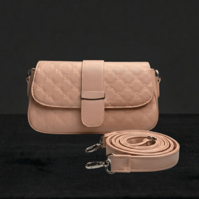 Luxury Quilted Ladies Shoulder Bag Metallic Bar SC-140