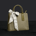 Luxury Textured Ladies Tote Bag Silk Scarf SC-146