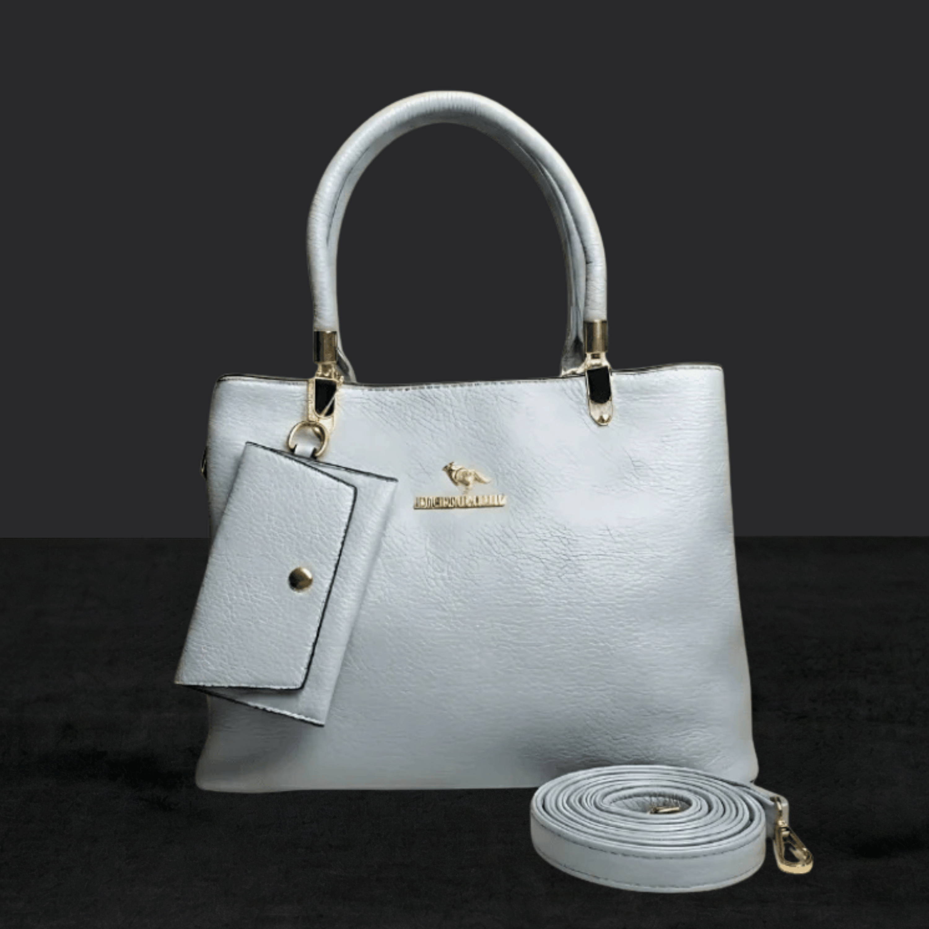 Luxury Textured Ladies Handbag With Matching Pouch SC-152