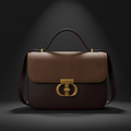 Luxury Suede Dual Tone Ladies Handbag SC-122