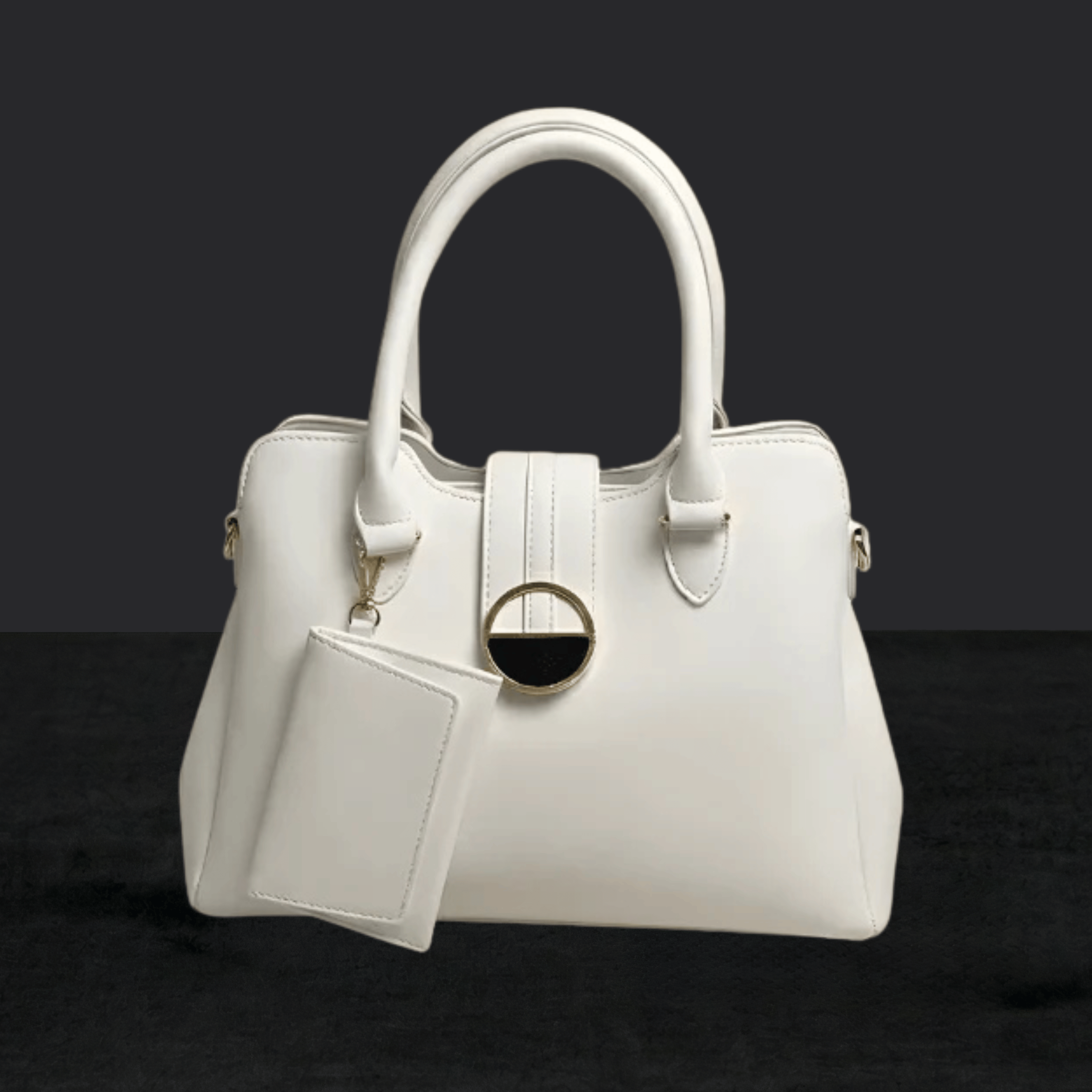Luxury Smooth Ladies hand Bag With mini Pouch SC-155