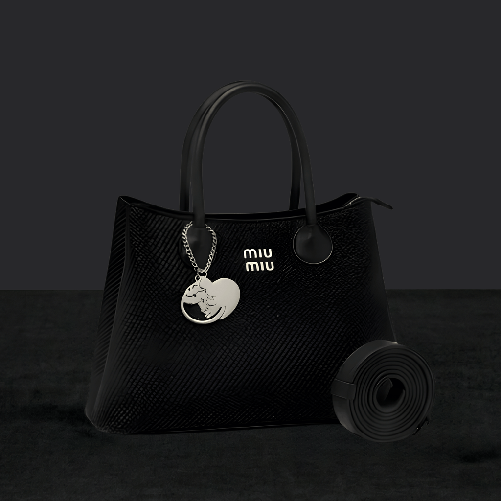 Ladies Stylish Daily Wear Tote with Designer Charm SC-153