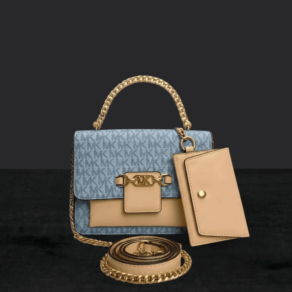 Signature Monogram Crossbody Bag with Mini Pouch SC-147