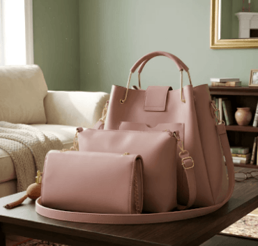 Crossbody & Clutch Premium 3-Piece Women's Handbag SC-019
