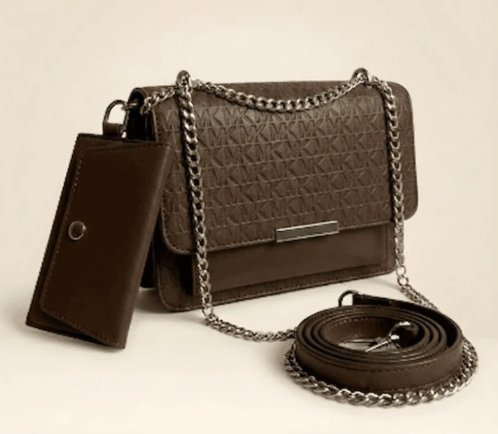 Monogram Ladies Crossbody Bag Matching Pouch SC-148