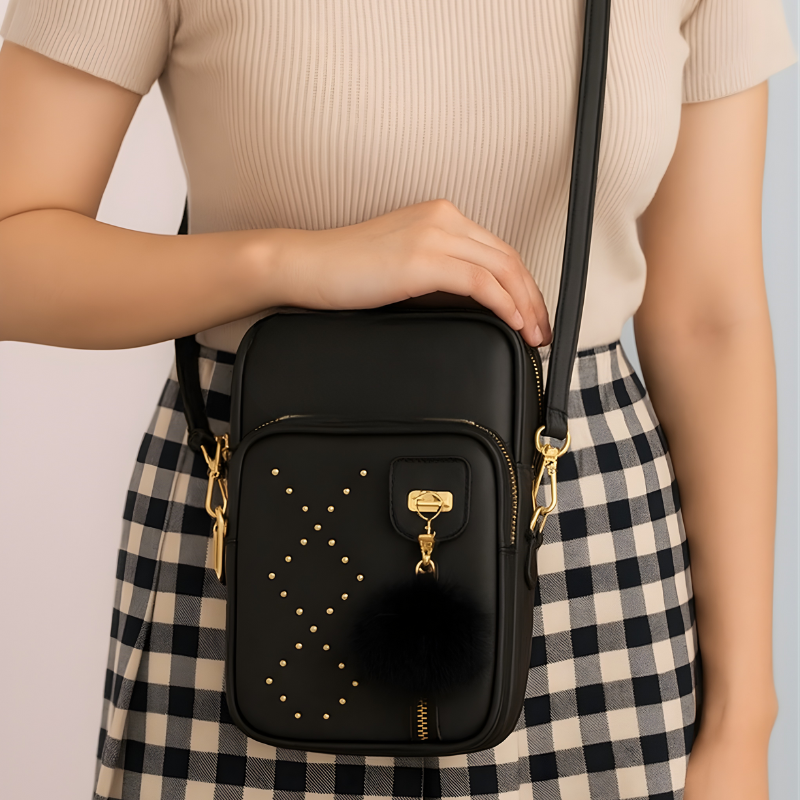 Luxe Studded Crossbody SC-076