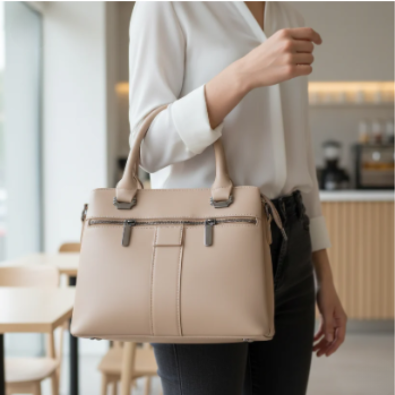 Women and ladies Elegant Double-Zip Day Bag SC-085