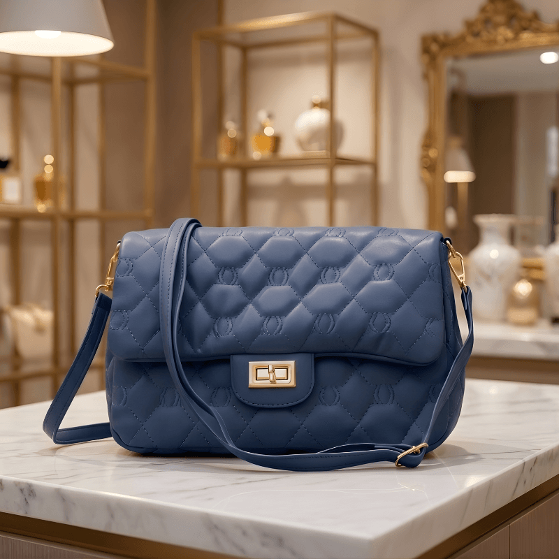 Caramel Quilted Strap Stylish Bag SC-058