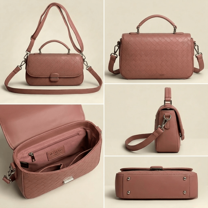 Handbag with strap Premium Quilted bag and elegent design SC-131