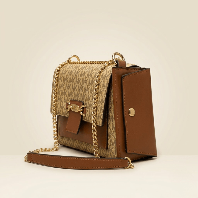 Signature Monogram Crossbody Bag with Mini Pouch SC-147