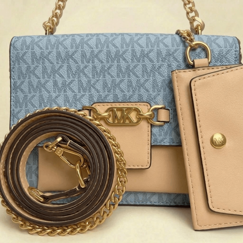Signature Monogram Crossbody Bag with Mini Pouch SC-147
