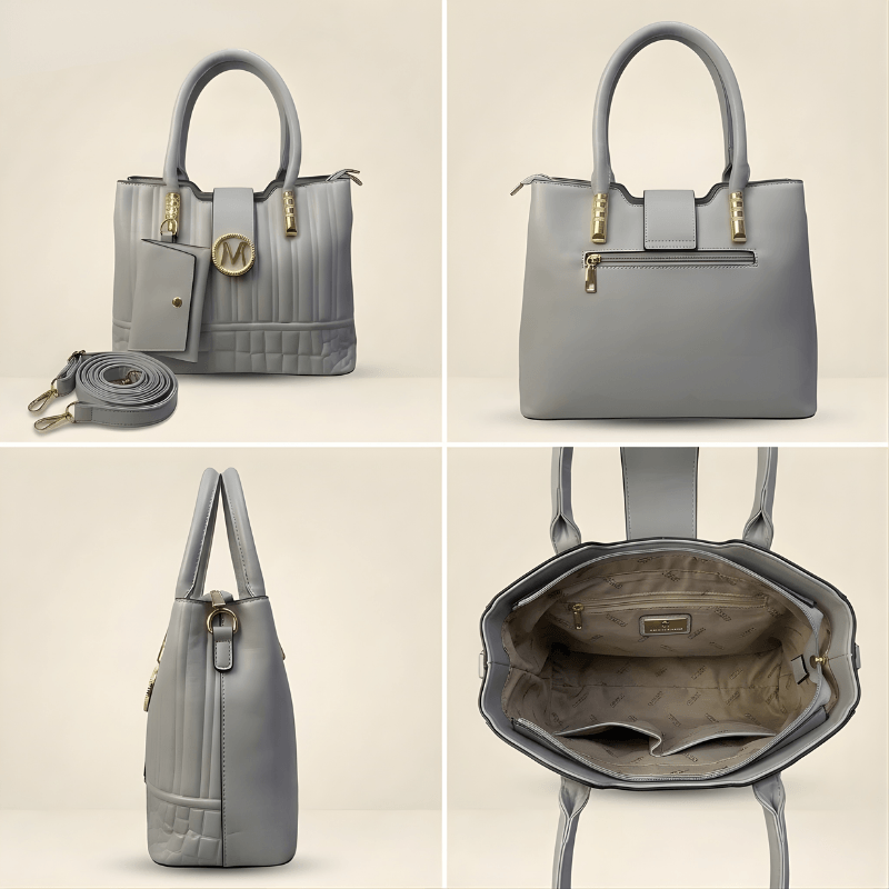 Premium Quilted Ladies Hand Bag With Pouch SC-141