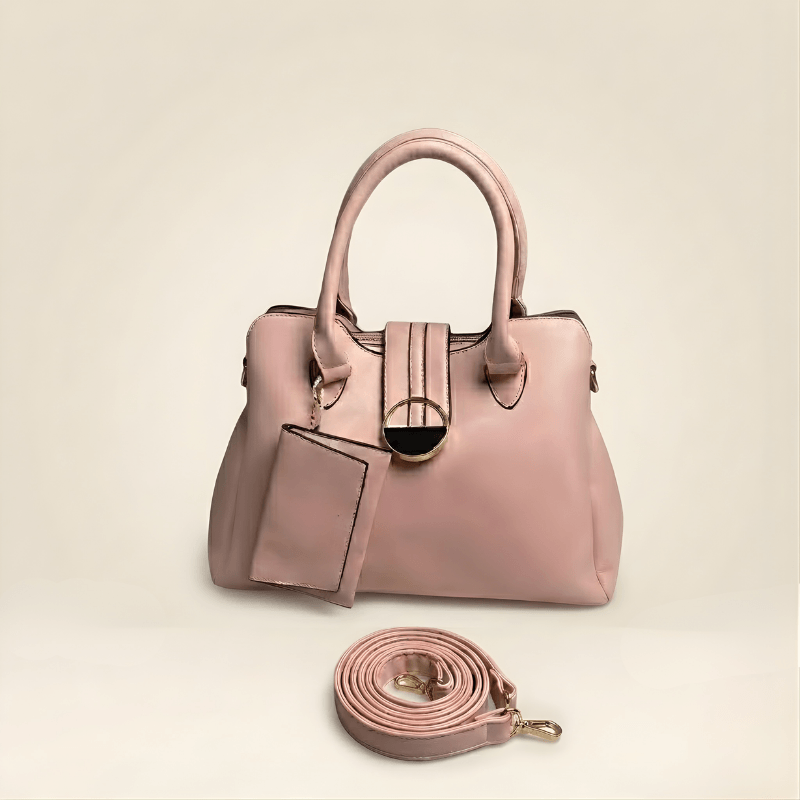Luxury Smooth Ladies hand Bag With mini Pouch SC-155