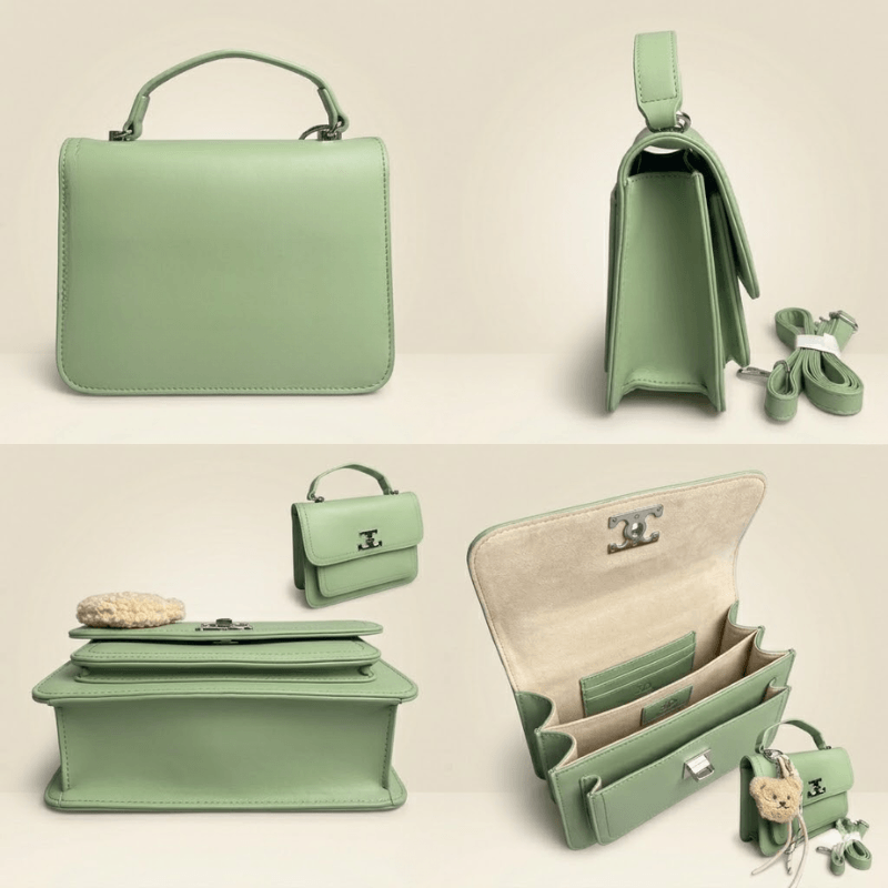 Luxury Smooth Ladies Crossbody Bag Teddy Charm SC-149