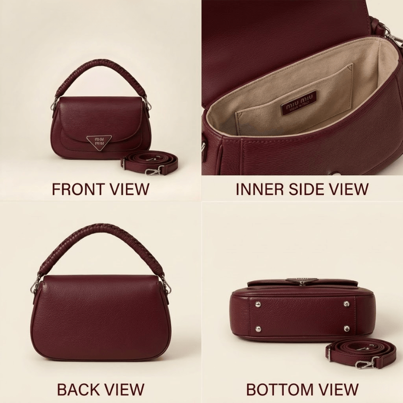Ladies Bag Luxury Textured Leather Handbag for Women SC-099