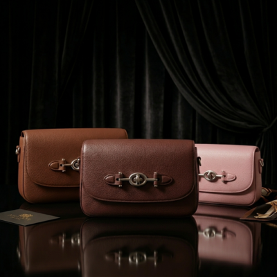 Classic Saddle Bag with Buckle Closure SC-087