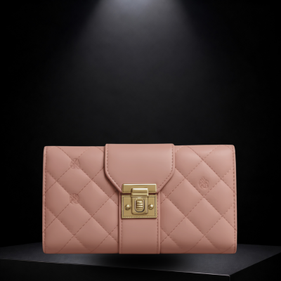 Elegant Pista Green Quilted Handbag SC-091
