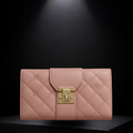 Elegant Pista Green Quilted Handbag SC-091
