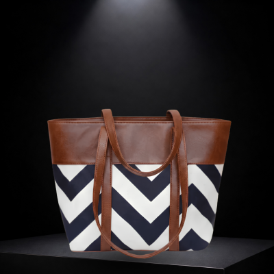 Premium Zig-Zag Pattern Tote Bag SC-061