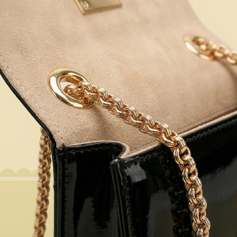 Luxury Quilted Ladies Clutch Crystal Swan Emblem SC-157