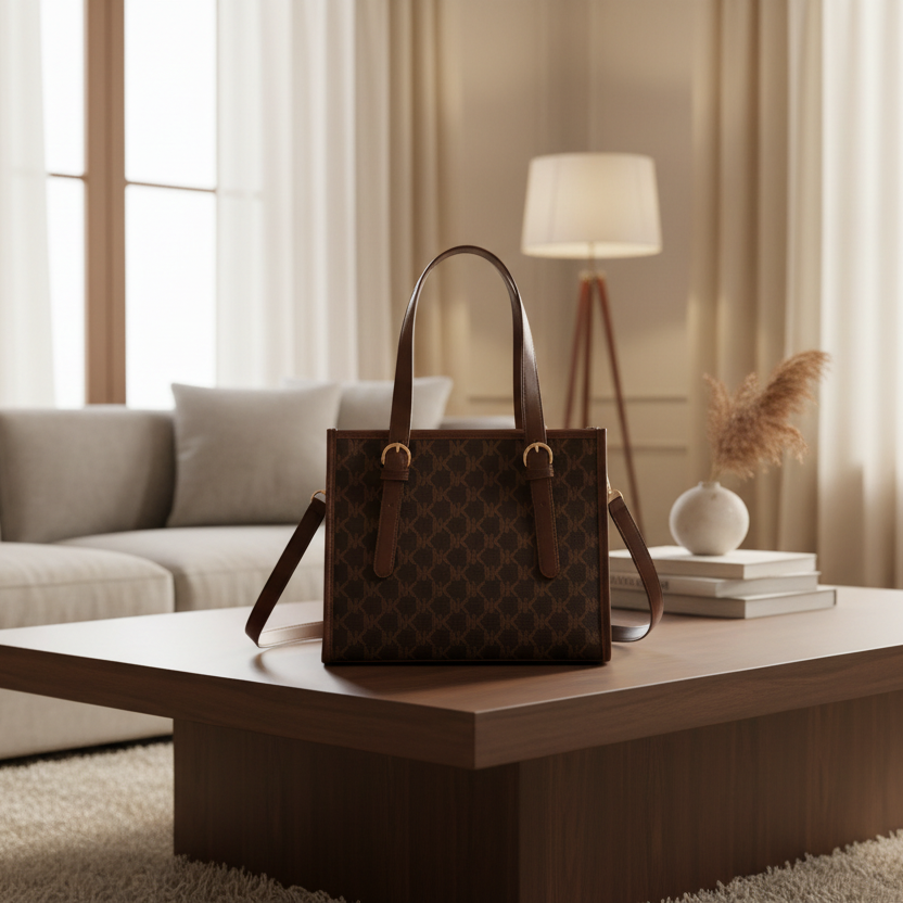 Tote Bag with Zip Closure Fashionable SC-056