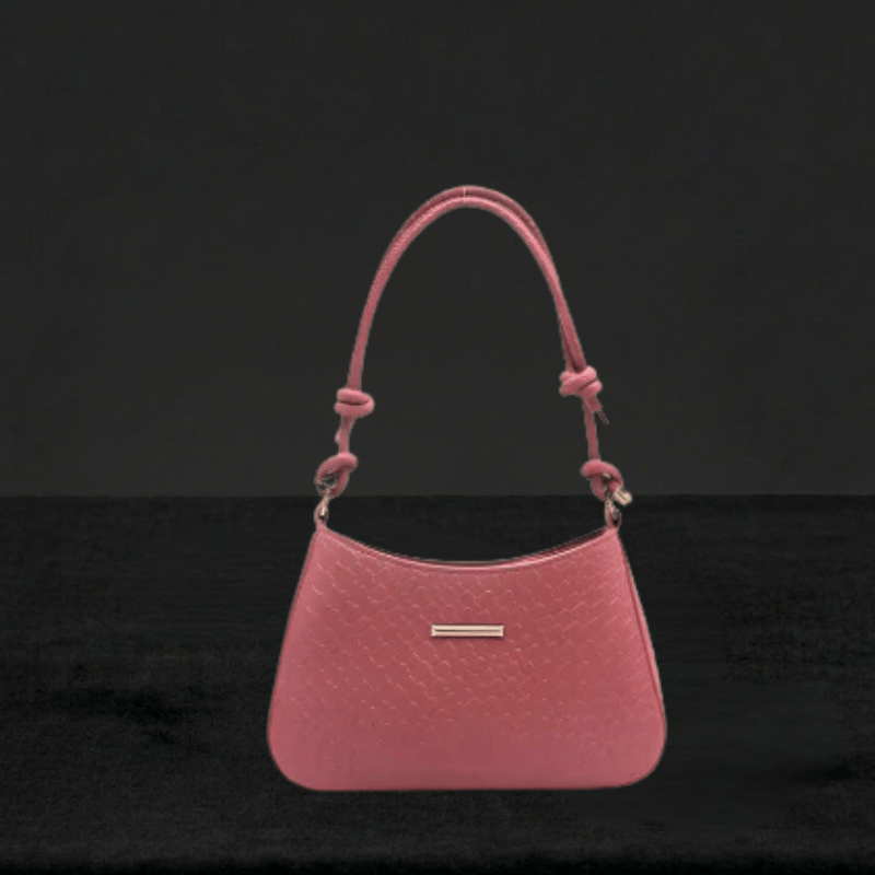 Woman New Woven PU Leather Bags Single Sling Bag