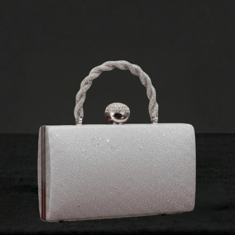Clutch for women  Hard Case Clutch with Crystal Lock SC-039