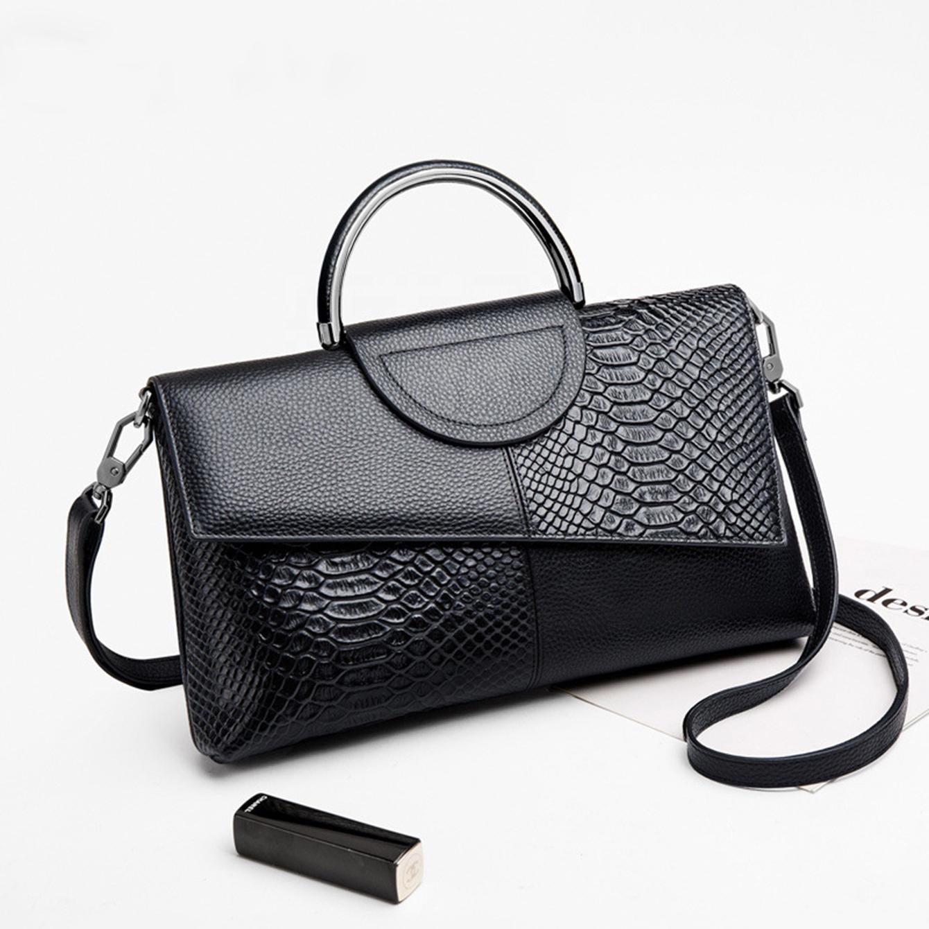 Crocodile Pattern Clutch Bag Elegant Crossbody Banquet Handbag SC-158