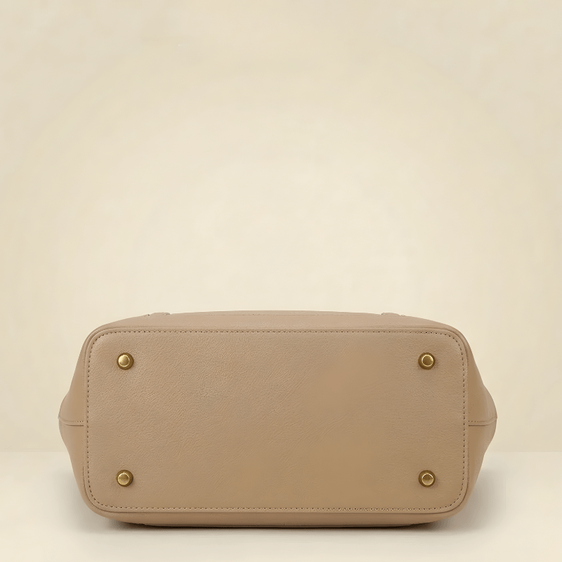 Trendy Brown Tote Bag with Scarf & Pouch SC-049