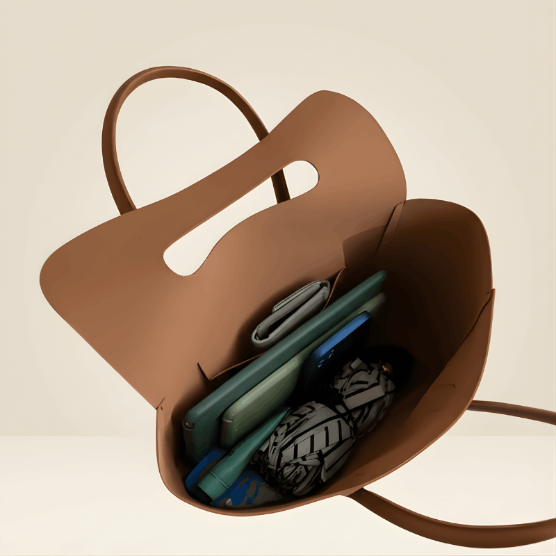 Premium Tan Vegan ladies handbag SC-066