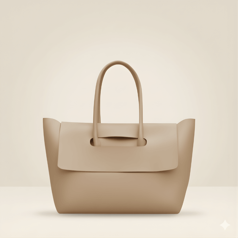 Premium Tan Vegan ladies handbag SC-066