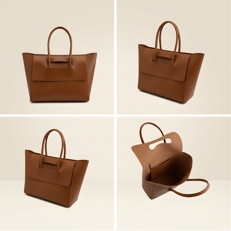 Premium Tan Vegan ladies handbag SC-066
