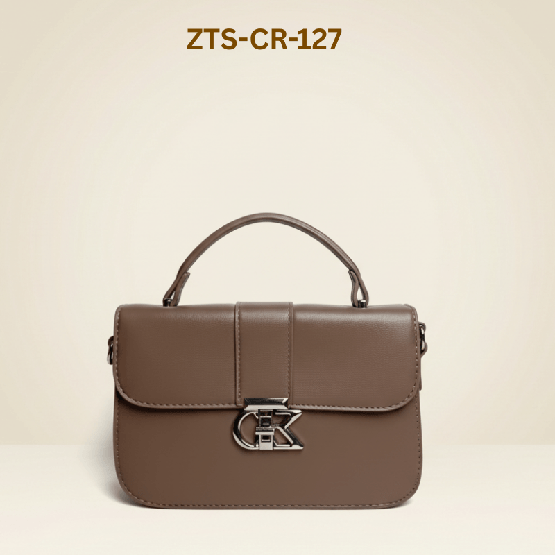 Handbag Modern Chic Black Top-Handle Bag SC_127