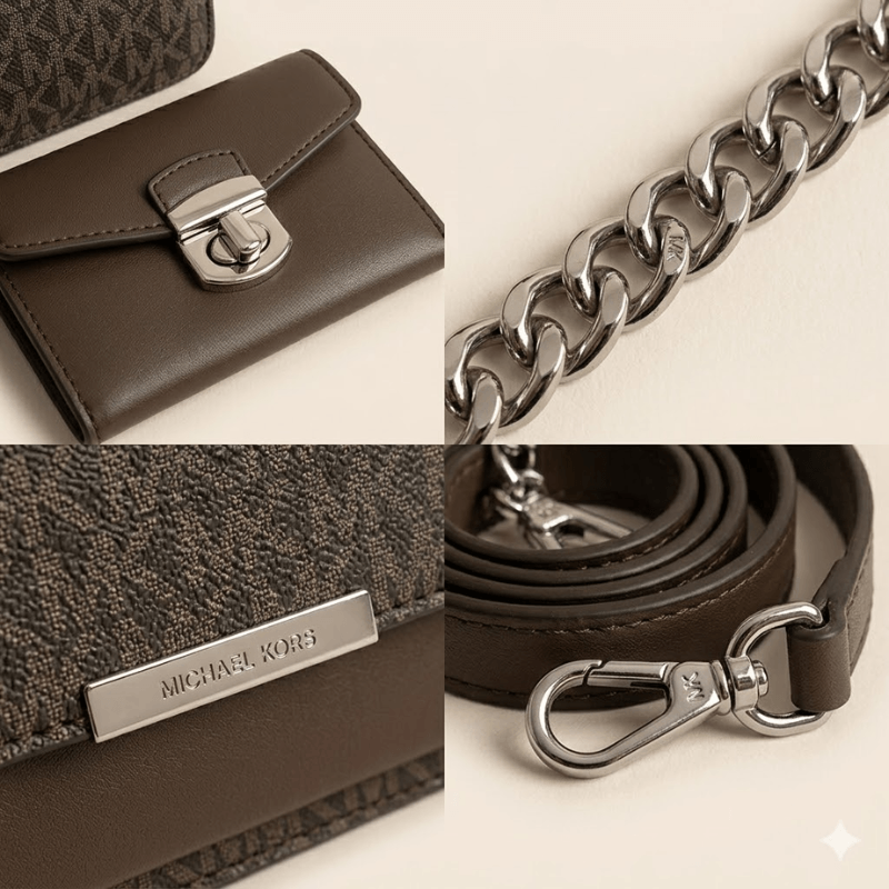 Monogram Ladies Crossbody Bag Matching Pouch SC-148