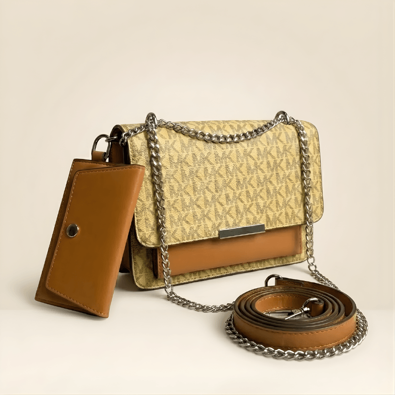Monogram Ladies Crossbody Bag Matching Pouch SC-148