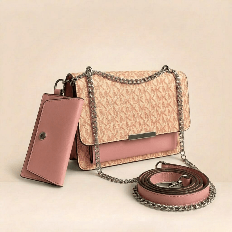 Monogram Ladies Crossbody Bag Matching Pouch SC-148