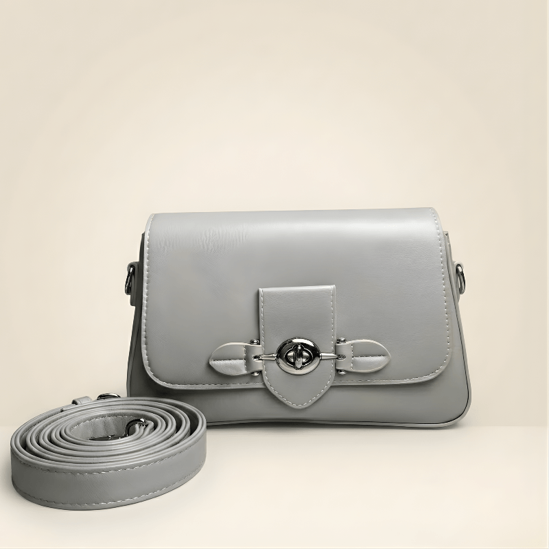 Luxury Structured Ladies Shoulder Bag Metallic Lock SC-143