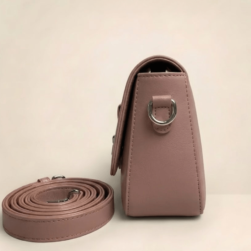 Luxury Structured Ladies Shoulder Bag Metallic Lock SC-143