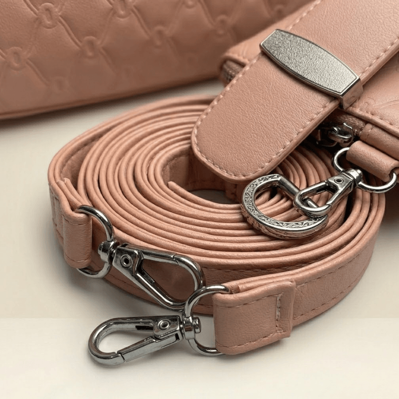 Luxury Quilted Ladies Shoulder Bag Metallic Bar SC-140