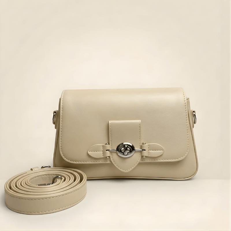 Luxury Structured Ladies Shoulder Bag Metallic Lock SC-143