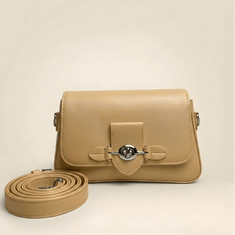 Luxury Structured Ladies Shoulder Bag Metallic Lock SC-143