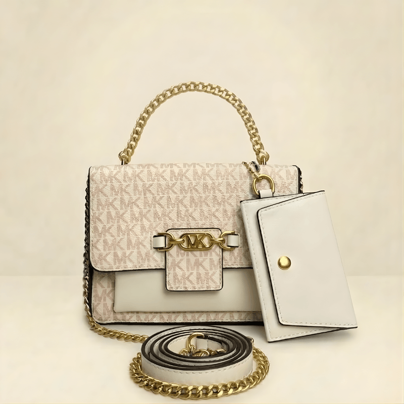 Signature Monogram Crossbody Bag with Mini Pouch SC-147