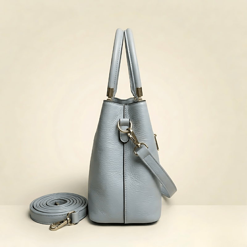 Luxury Textured Ladies Handbag With Matching Pouch SC-152